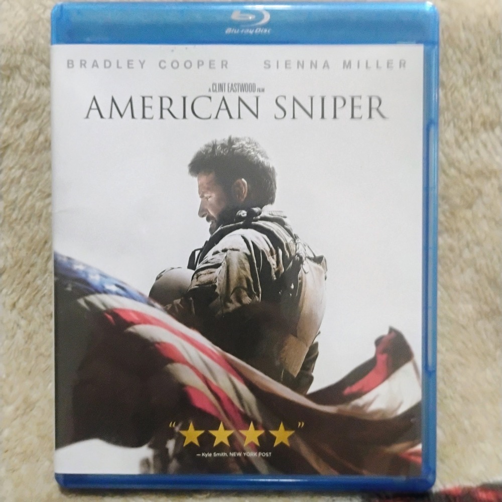 American Sniper Blu-ray Bradley Cooper Clint Eastwood War Drama Movie SZ OS